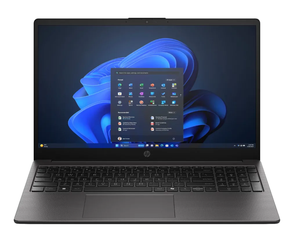 נייד HP 255R G10 AMD Ryzen7 7735U 16GB 512NVME 15.6 DOS 1Y Black