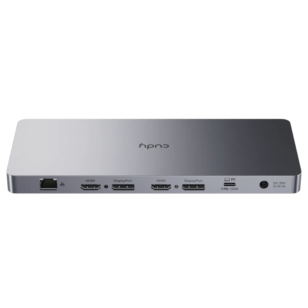 תחנת עגינה Cudy CS700 Dual 4K 10Gbs USB-C PD 100W
