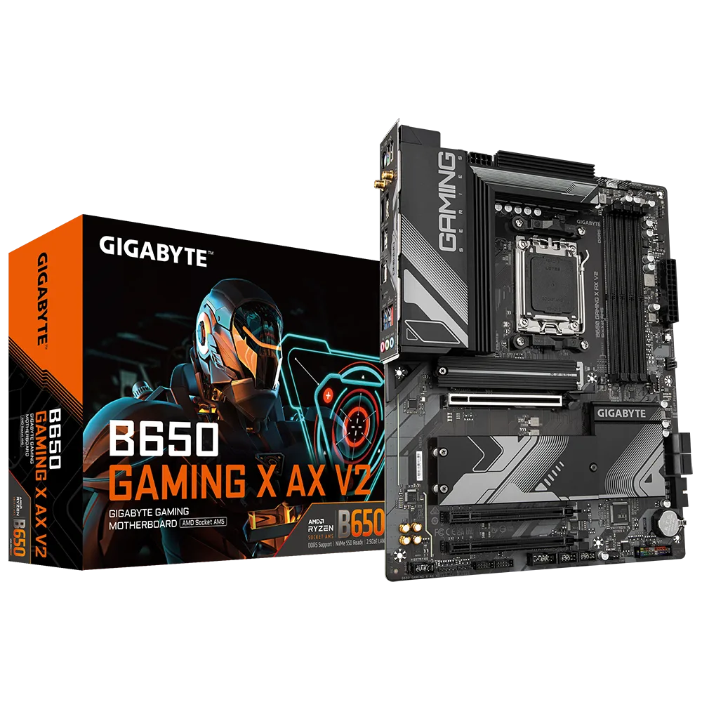 לוח Gigabyte B650 Gaming X AX V2 ATX WIFI BT AMD Zen4 AM5 DDR5