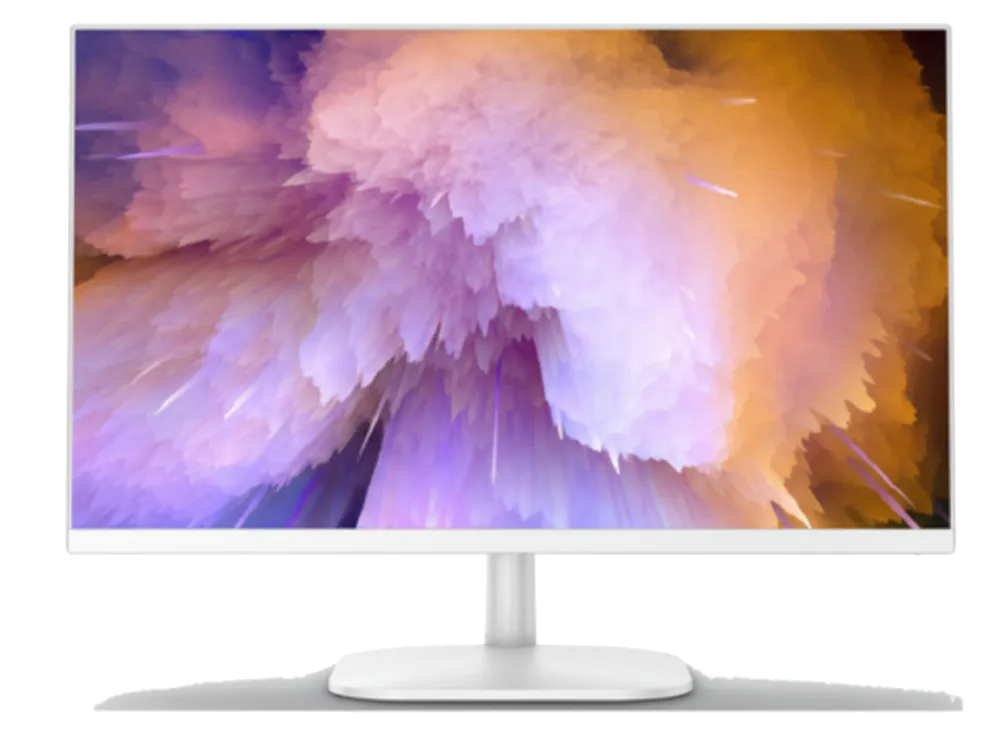מסך לבן Solid F2412YW 23.8 FHD 5ms VA Speakers 120hz VGA HDMI