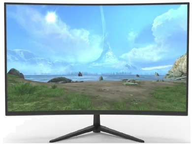 מסך גיימינג קעור Solid JYS238GW FHD 23.8 VA 240Hz 1Ms HDR10
