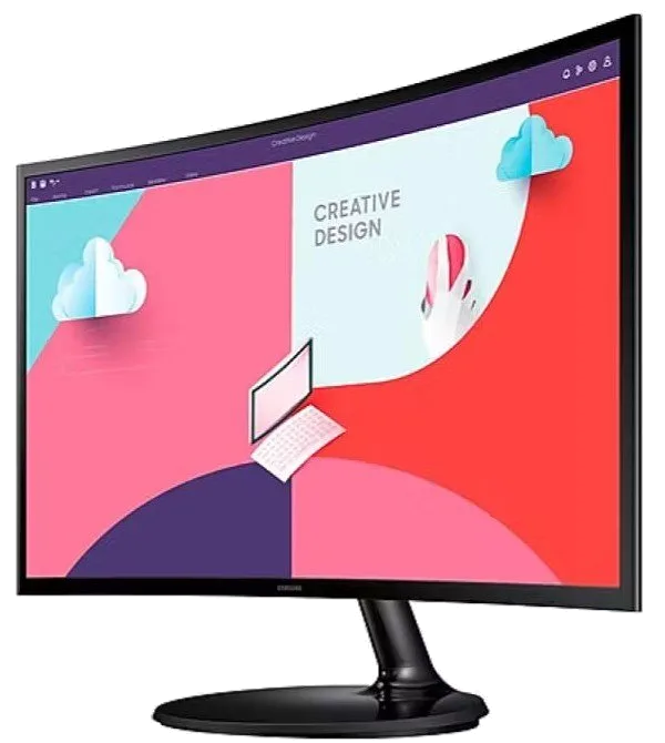 מסך קעור Samsung Essential S3 S36C 23.8 FHD VA AMD FreeSync 4ms