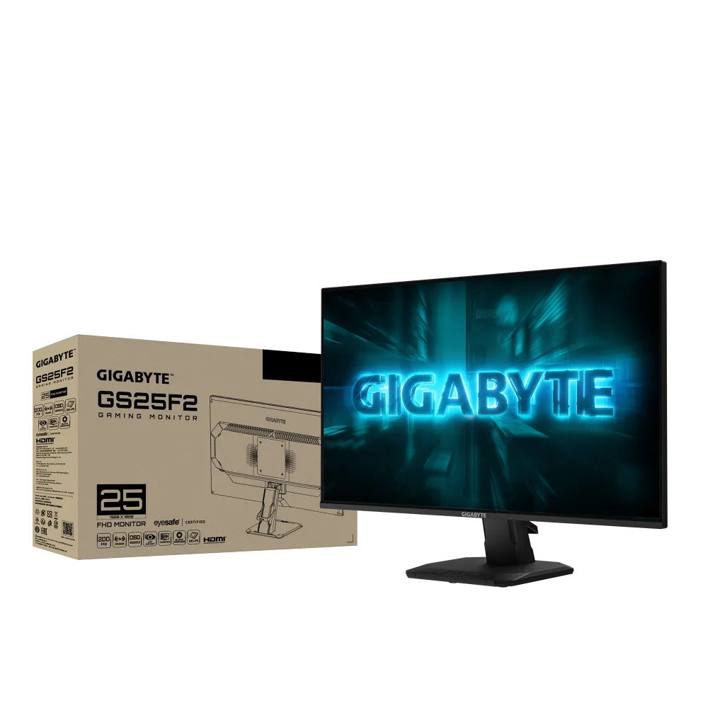 מסך גיימינג Gigabyte GS25F2A 24.5 Inch FHD SS IPS 1Ms 240Hz