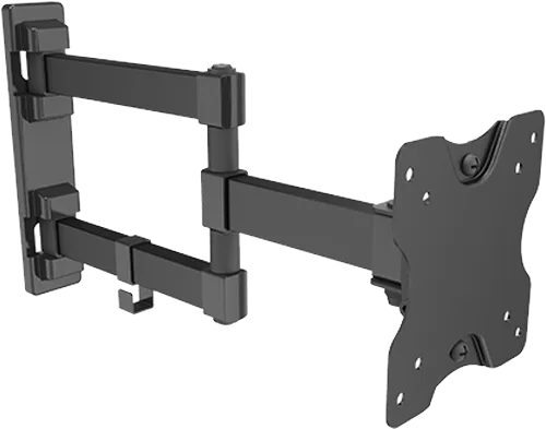 זרוע דו מפרקית מאלומיניום VESA 100/75 up to 27 and 15kg