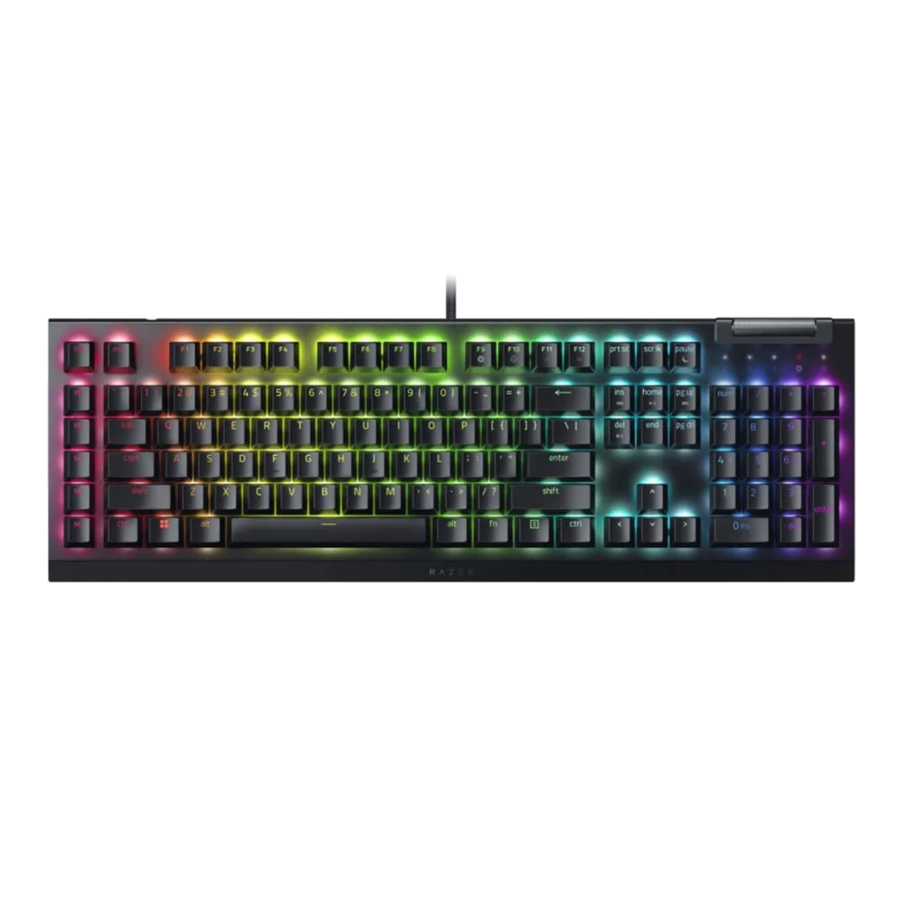 מקלדת גיימינג RAZER BlackWidow V4 X Green Mechanical Switch