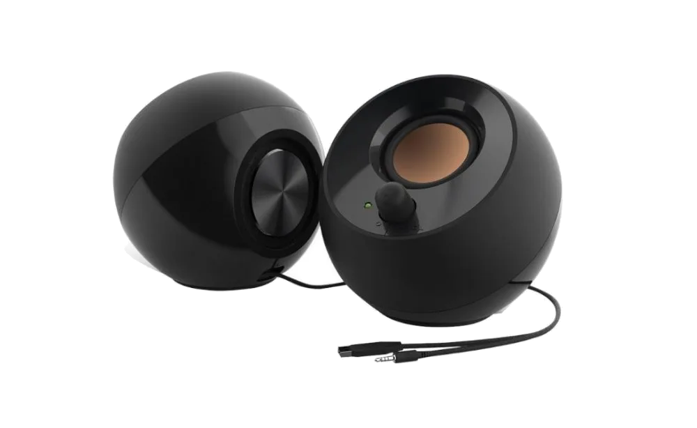 רמקולים למחשב Creative Pebble V2 Black 2.0 USB powered Black
