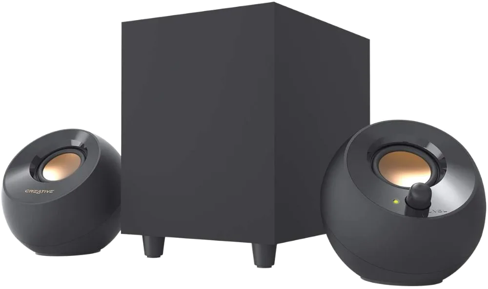רמקולים Black Creative Pebble Plus 2.1 USB