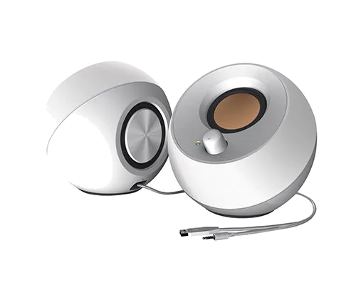 רמקולים למחשב USB powered White Creative Pebble