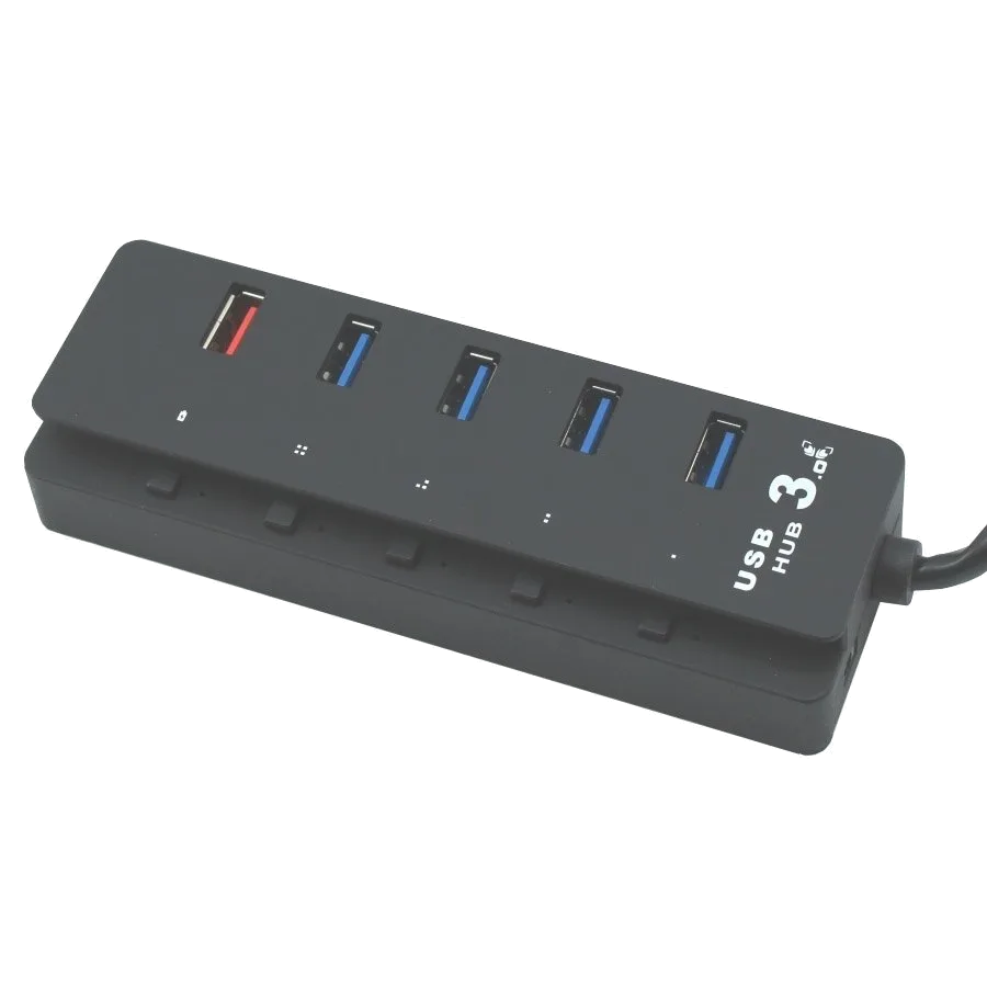 מפצל אקטיבי כולל חיבור מתח Gold-Touch 4 PORT USB 3.0