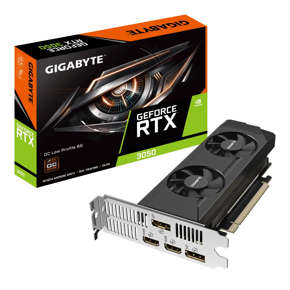 כרטיס מסך Gigabyte GeForce RTX 3050 6GB Low Profile