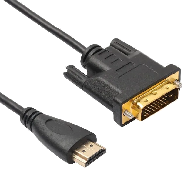 כבל HDMI TO DVI 1.8M