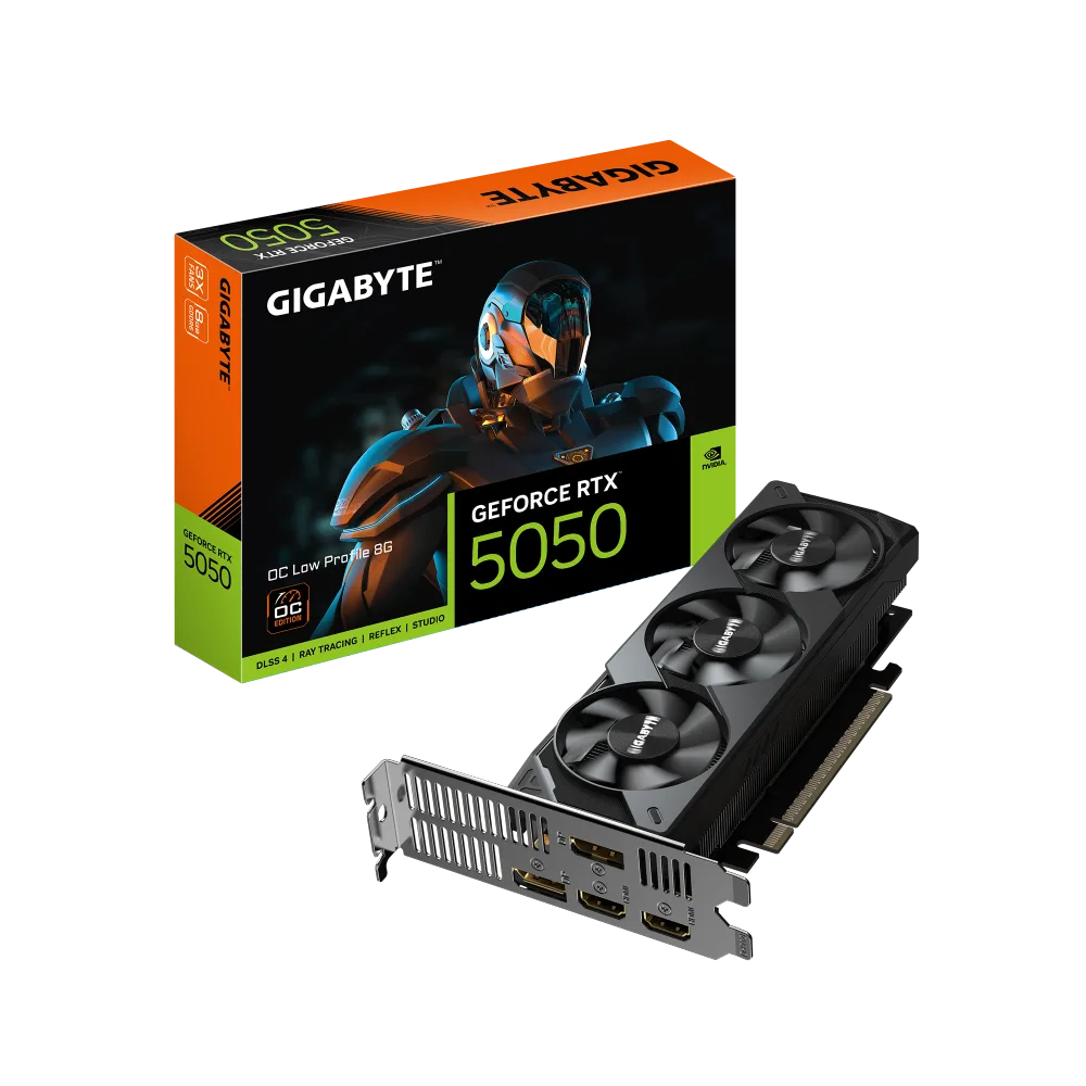 כרטיס מסך Gigabyte GeForce RTX 5050 8GB OC Low profile