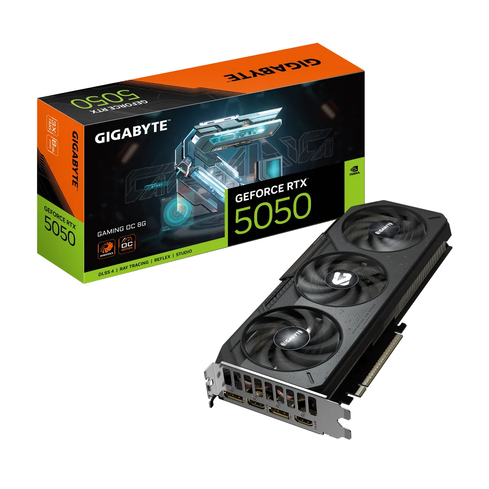 כרטיס מסך Gigabyte GeForce RTX 5050 Gaming OC 8GB 2xDP 2xHDMI