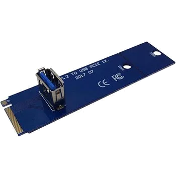 מתאם USB3.0 to m.2 NVME לחיבור רייזר לכרייה