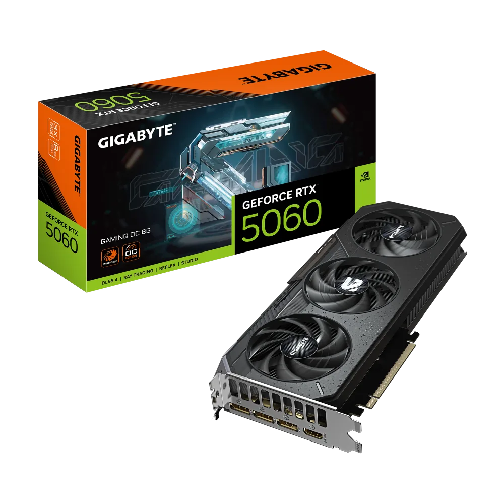 כרטיס מסך Gigabyte GeForce RTX 5060 Gaming OC 8GB