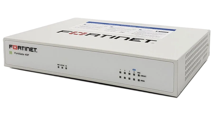 נתב מאובטח Fortinet Fortigate 40F Router Firewall 1XWAN 4X RJ45