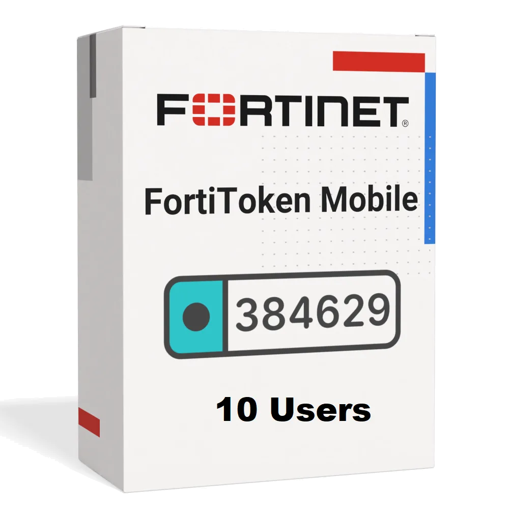 רישיון Fortinet FortiTokenMobile 10 User Electronic License