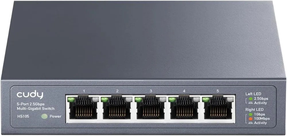 מתג Cudy 5 Port 2.5GB Unmanaged Switch