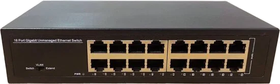מתג לא מנוהל UCY 16 PORT Gigabit RJ45 SWITCH GS1016
