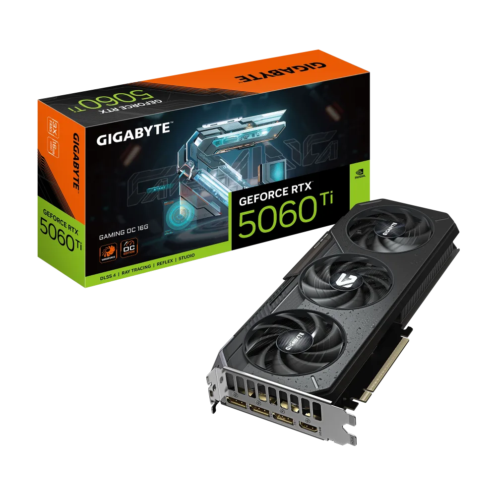 כרטיס מסך Gigabyte RTX 5060 Ti Gaming OC 16GB