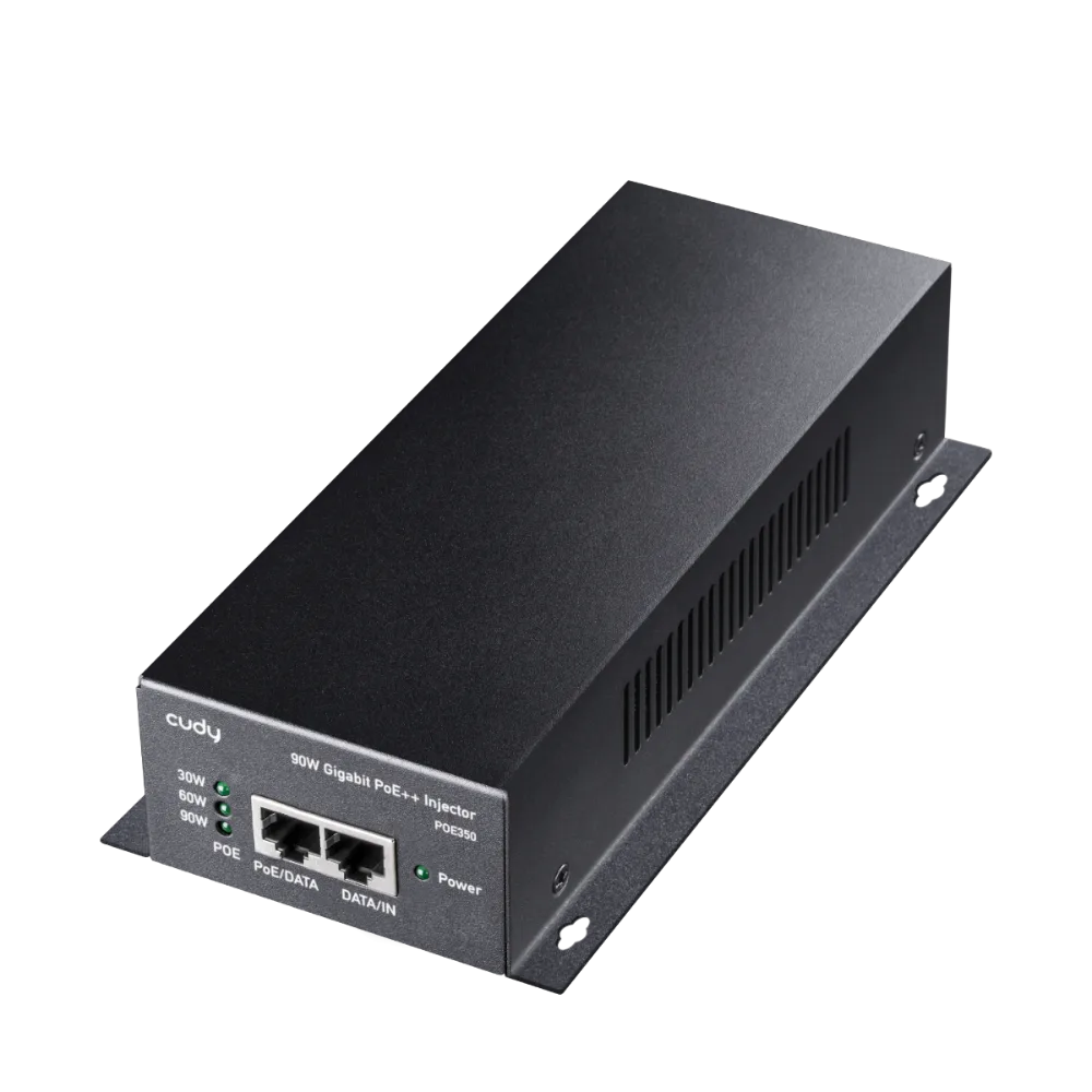 מזרק חשמל CUDY POE350 90W PoE Injector