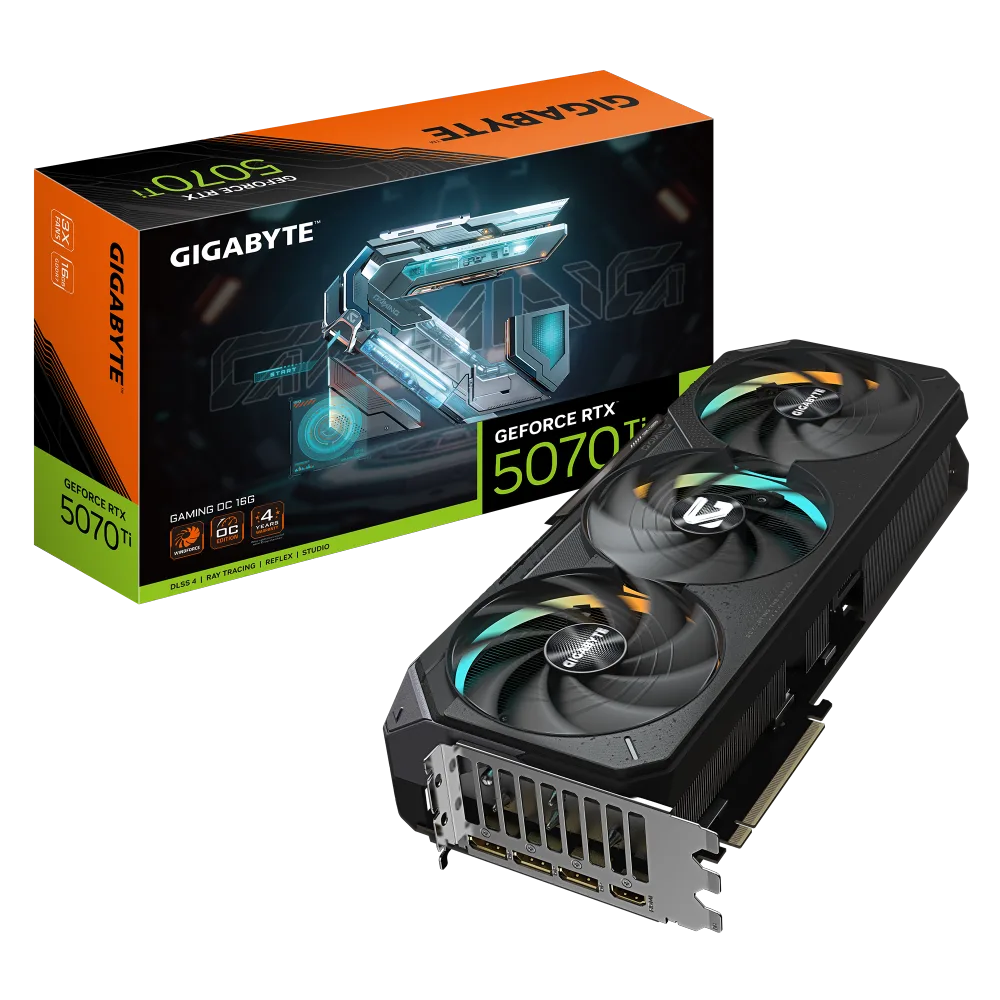 כרטיס מסך GIGABYTE GeForce RTX 5070 Ti GAMING OC 16G
