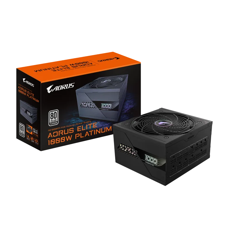 ספק כוח AORUS ELITE P1000W 80 Plus Platinum Modular PCIe 5.1
