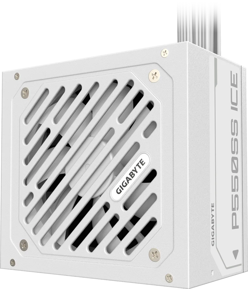 ספק כוח GIGABYTE P550SS ICE 550W 80 PLUS Silver White