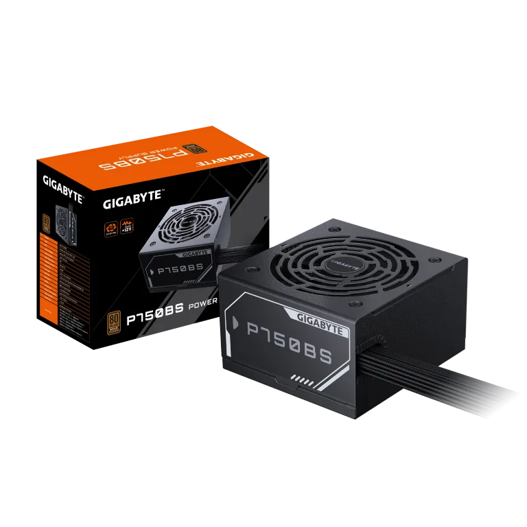 ספק כוח Gigabyte P750BS 750W 80 Plus Bronze 12cm silent fan