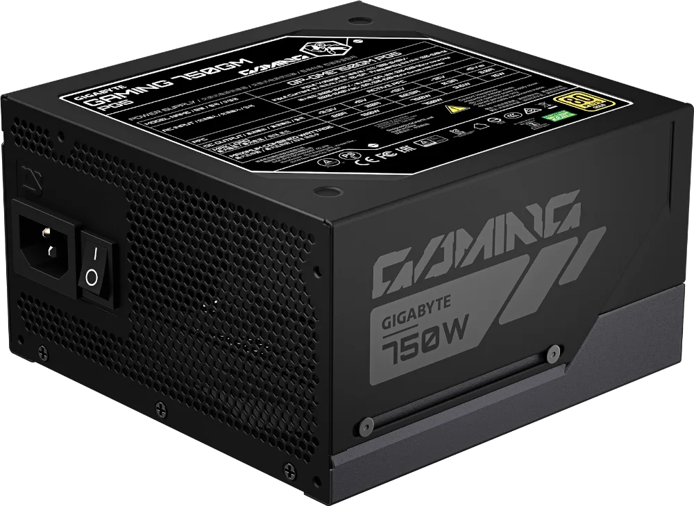 ספק כוח GIGABYTE GME750GM PG5 750W Gold Fully Modular