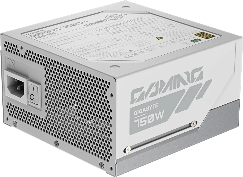 ספק כוח GIGABYTE GME750GM PG5 ICE 750W Gold Fully Modular