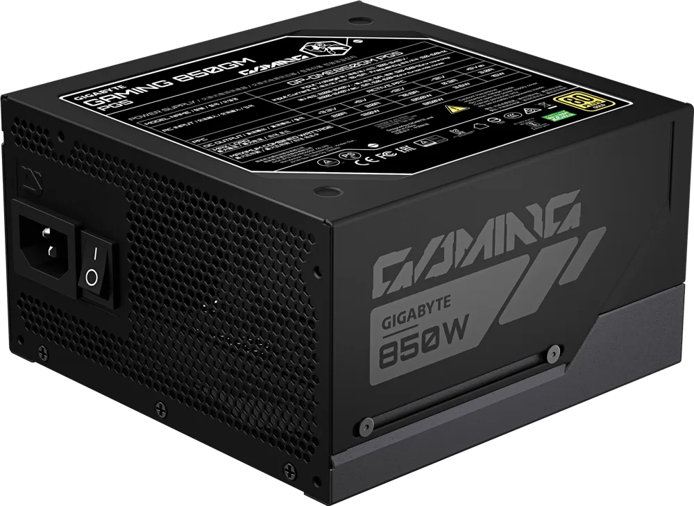 ספק כוח GIGABYTE GME850GM PG5 850W Gold Fully Modular