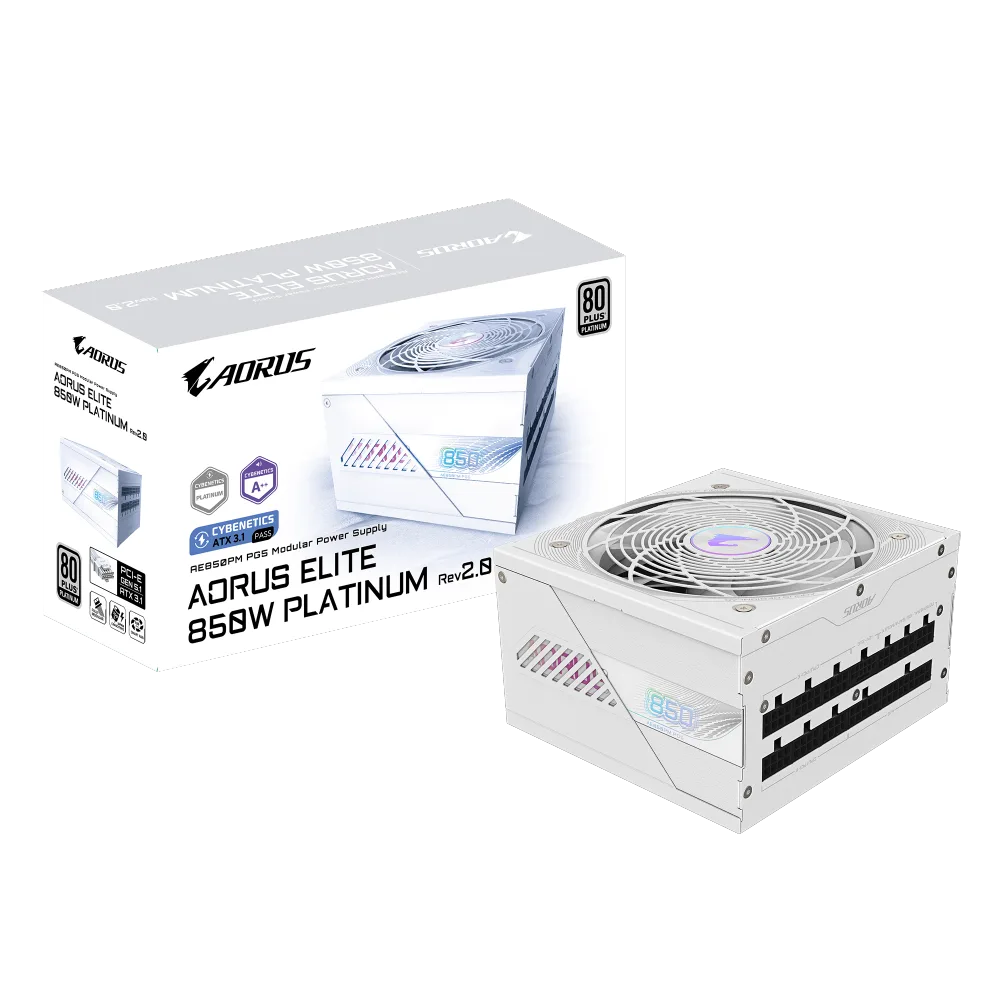ספק כוח Gigabyte Aorus ELITE P850W 80Plus Platinum PCIE5.1 ICE