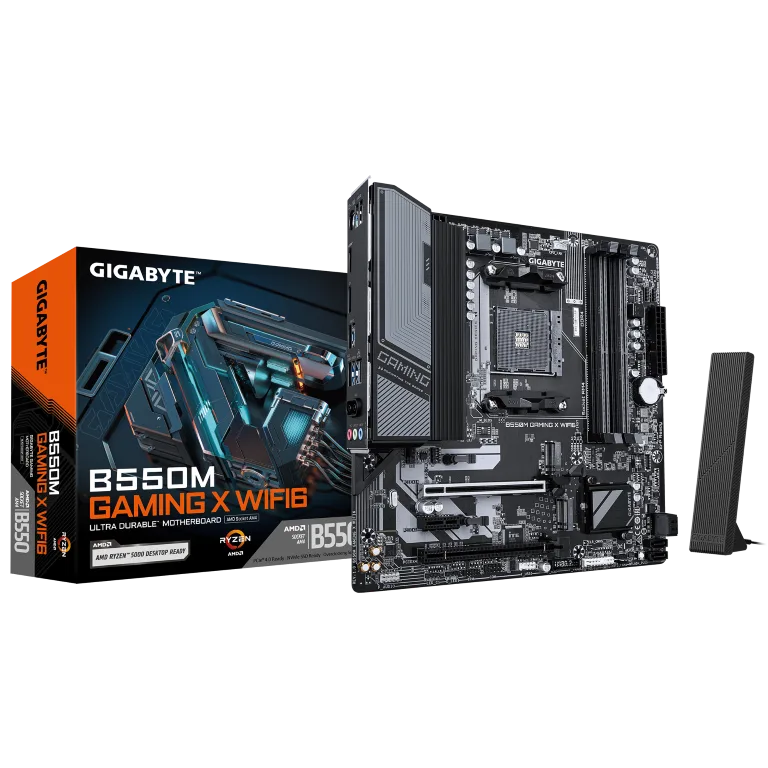 לוח Gigabyte B550M GAMING X WIFI6 AM4 DDR4 Micro-ATX