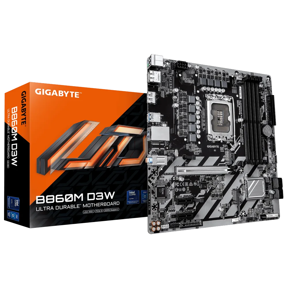 לוח Gigabyte B860M D3W DDR5 2XDP HDMI Micro-ATX PCIE5.0