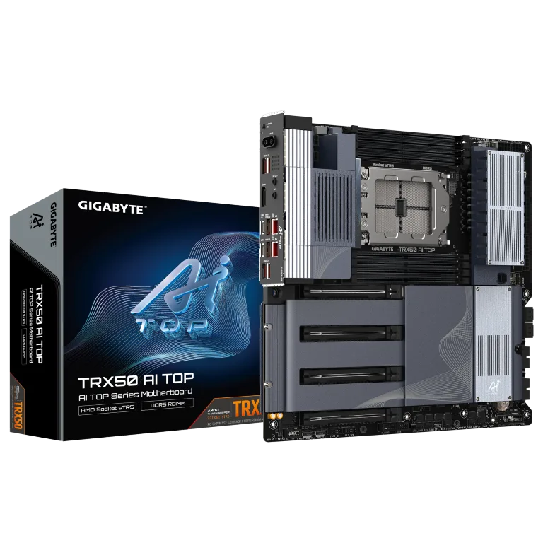 לוח אם Gigabyte TRX50 AI TOP for AMD sTR5 7000 series usb 4.0