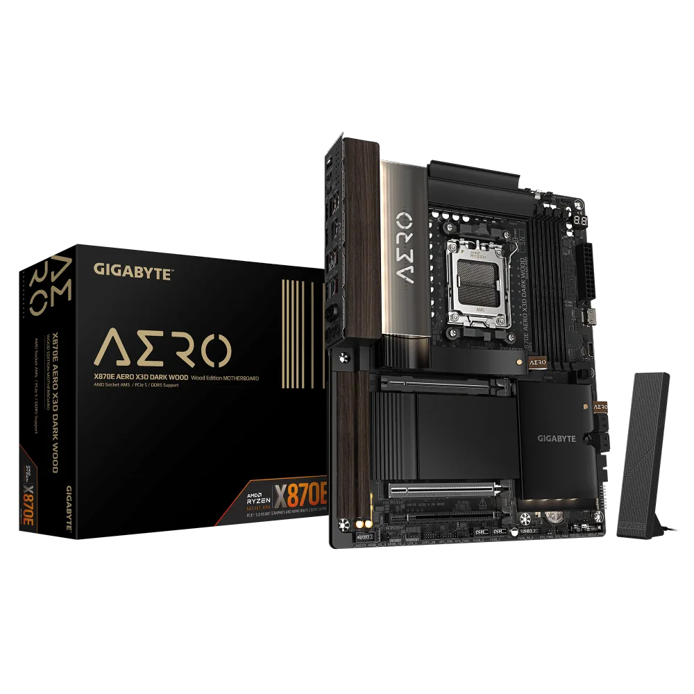 לוח Gigabyte X870E AERO X DK WOOD X3D AM5 WIFI7 ATX