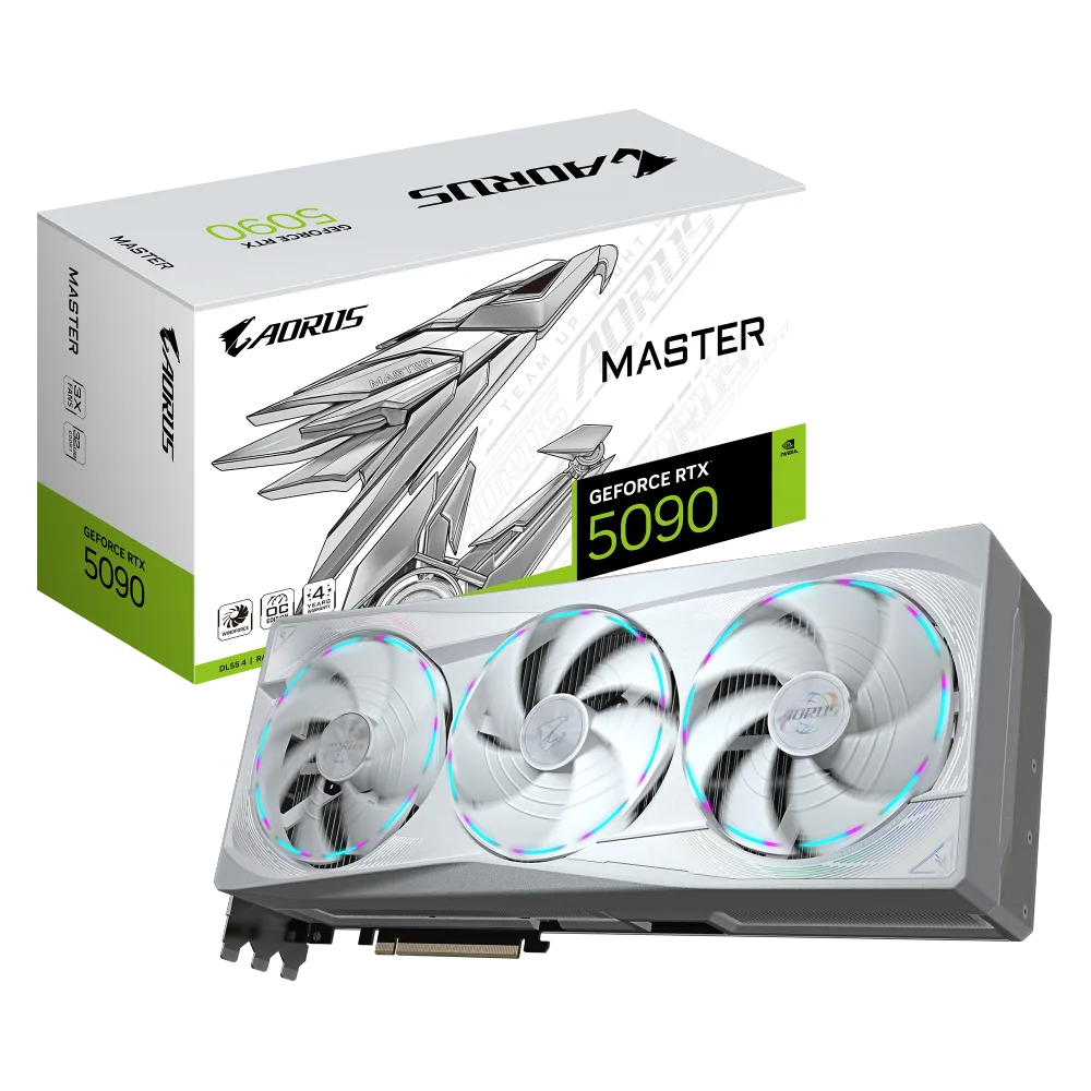 כרטיס מסך AORUS GeForce RTX 5090 MASTER ICE 32G