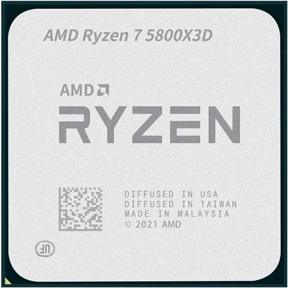 מעבד סדרה 5000 AMD R7 5800X3D Tray 8Crs 16Thrd 4.5Ghz V-cahce