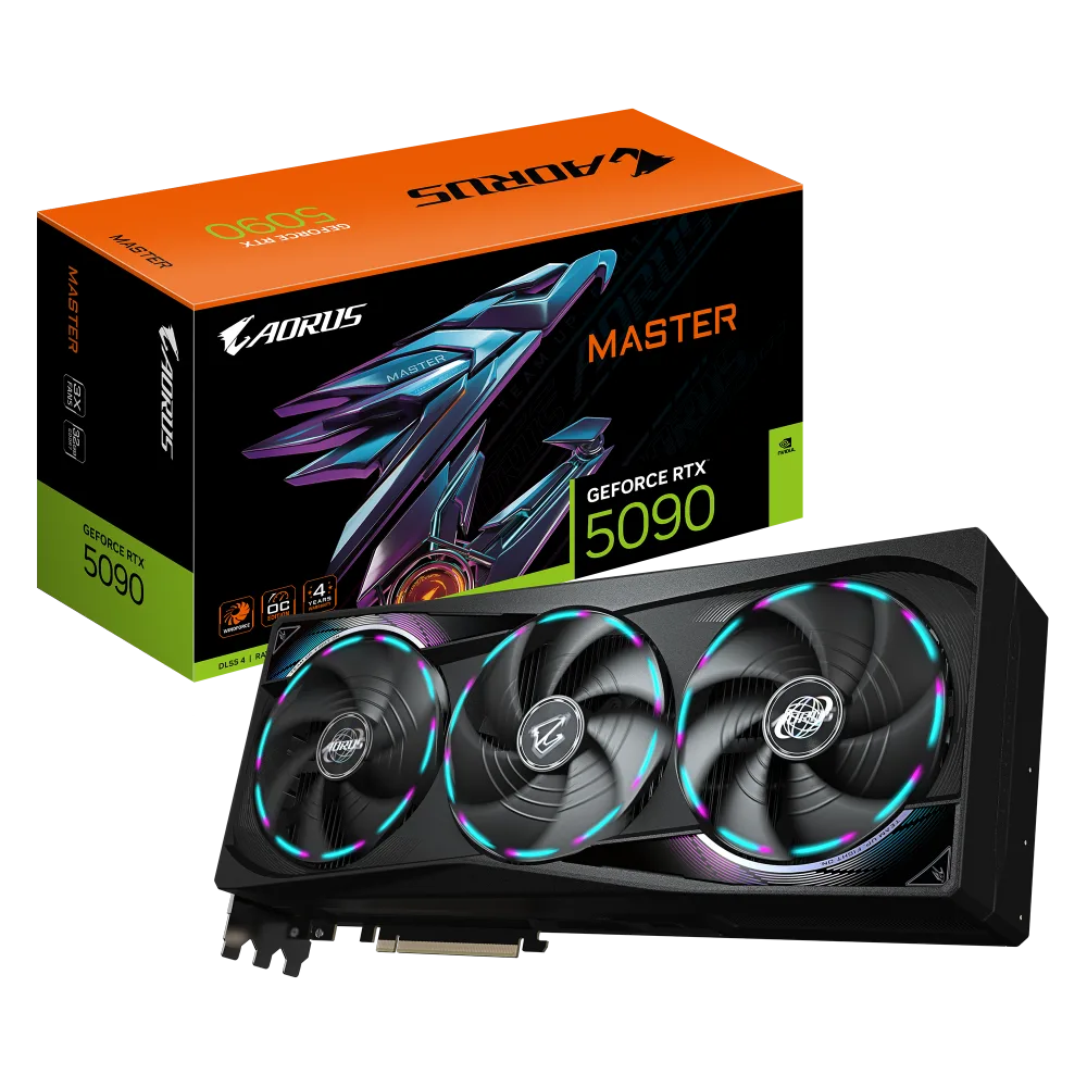 כרטיס מסך AORUS GeForce RTX 5090 MASTER 32G PCIE5