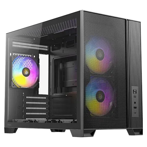 מארז Antec Flux M Mid Tower Micro-ATX ARGB Type-C 3.2