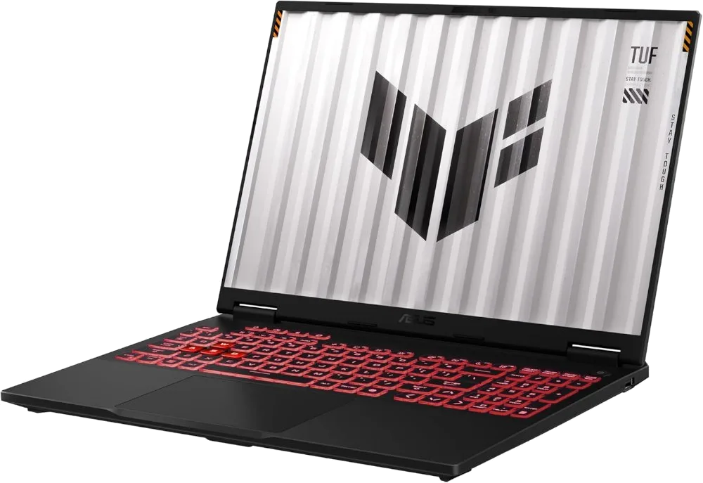 מחשב נייד ASUS TUF GAMING A16 R9-8940HX 32GB 2TB NVME RTX 5060 3Y
