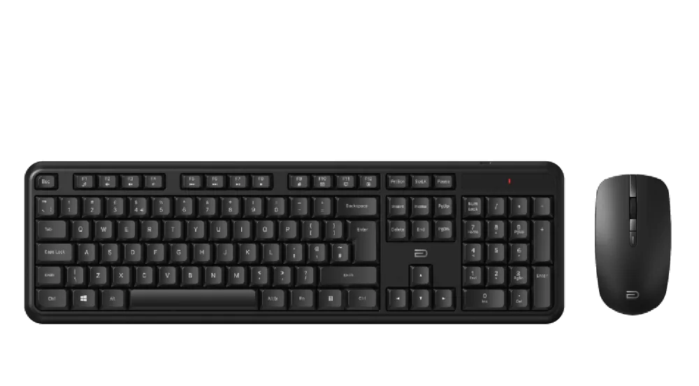 סט מקלדת ועכבר אלחוטי CUDY MK200 2.4Ghz Silent Keyboard And Mouse