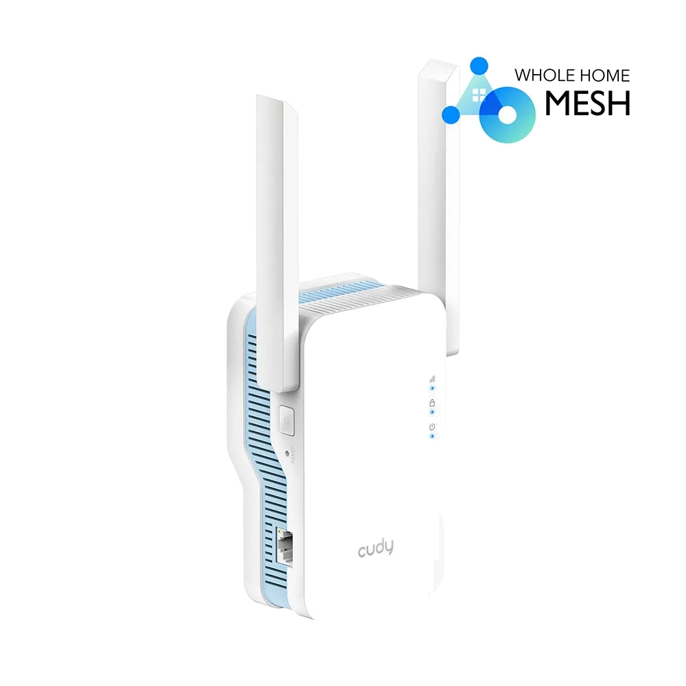 מגדיל טווח Cudy RE1500 Mesh Wi-Fi 6 Range Extender up to 1500Mbps