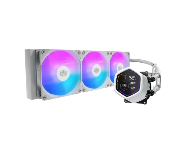 קירור נוזלי Cooler Master MasterLiquid Core Nex 360 DIGITAL White