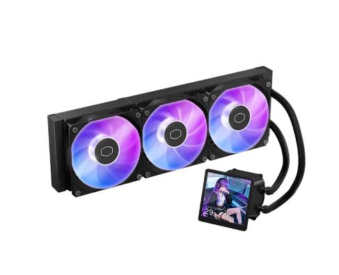 קירור נוזלי משולש Cooler Master MasterLiquid Core LCD 360 4-inch