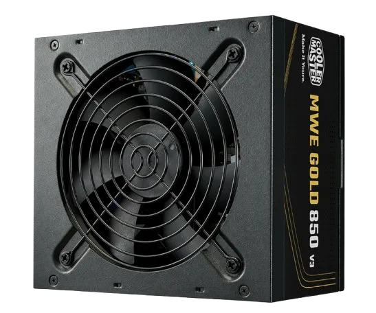 ספק כוח לא מודולרי Cooler Master MWE 80 Plus Gold 850 V3 850W