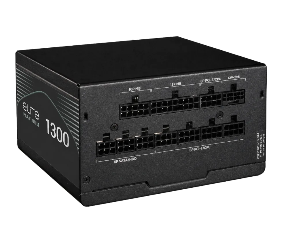 ספק כוח מודולרי Cooler Master Elite 80 Plus Platinum 1300W ATX 3.