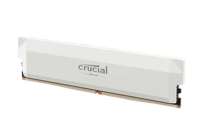זכרון לנייח Crucial Pro DDR5 16GB 6400Mhz C32 White