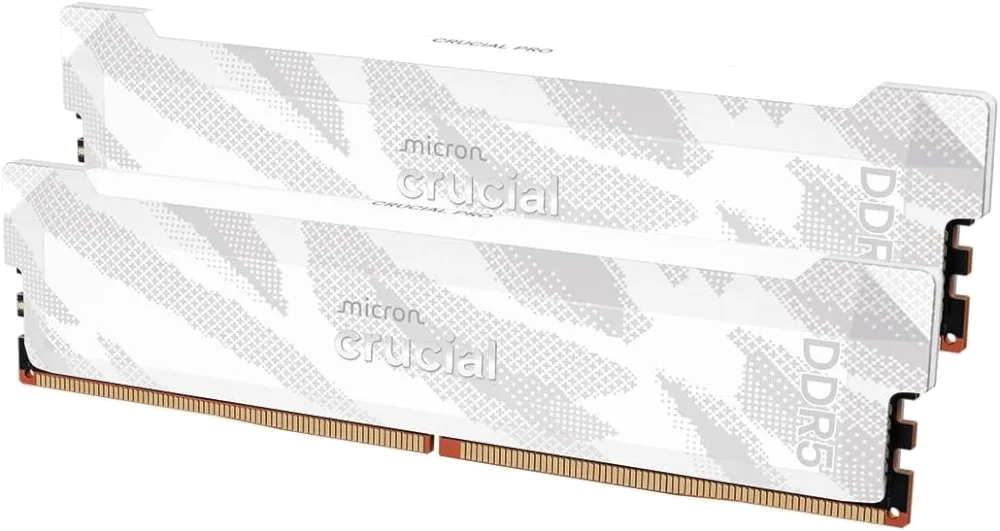 זכרון לבן לנייח Crucial Pro DDR5 32GB 2X16 6400Mhz C32 XMP/EXPO